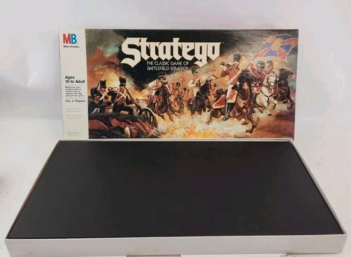 Vintage 1986 STRATEGO Board Game 4916 Milton Bradley - Complete w/ Manual & Box