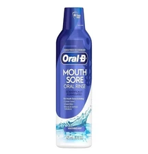 Oral-B Mouth Sore Special Care Oral Rinse  SOOTHING MINT 8 Fl Oz 03/26
