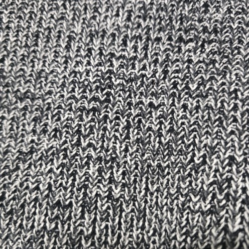 Maglione uomo Prince & Fox L nero grigio marmorizzato maglia manica lunga pullover casual - Foto 3 di 6
