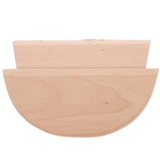 2 Pcs Scraper Chopper Tool Kitchen Wooden Pastry Scaper Bread Dough Cutter