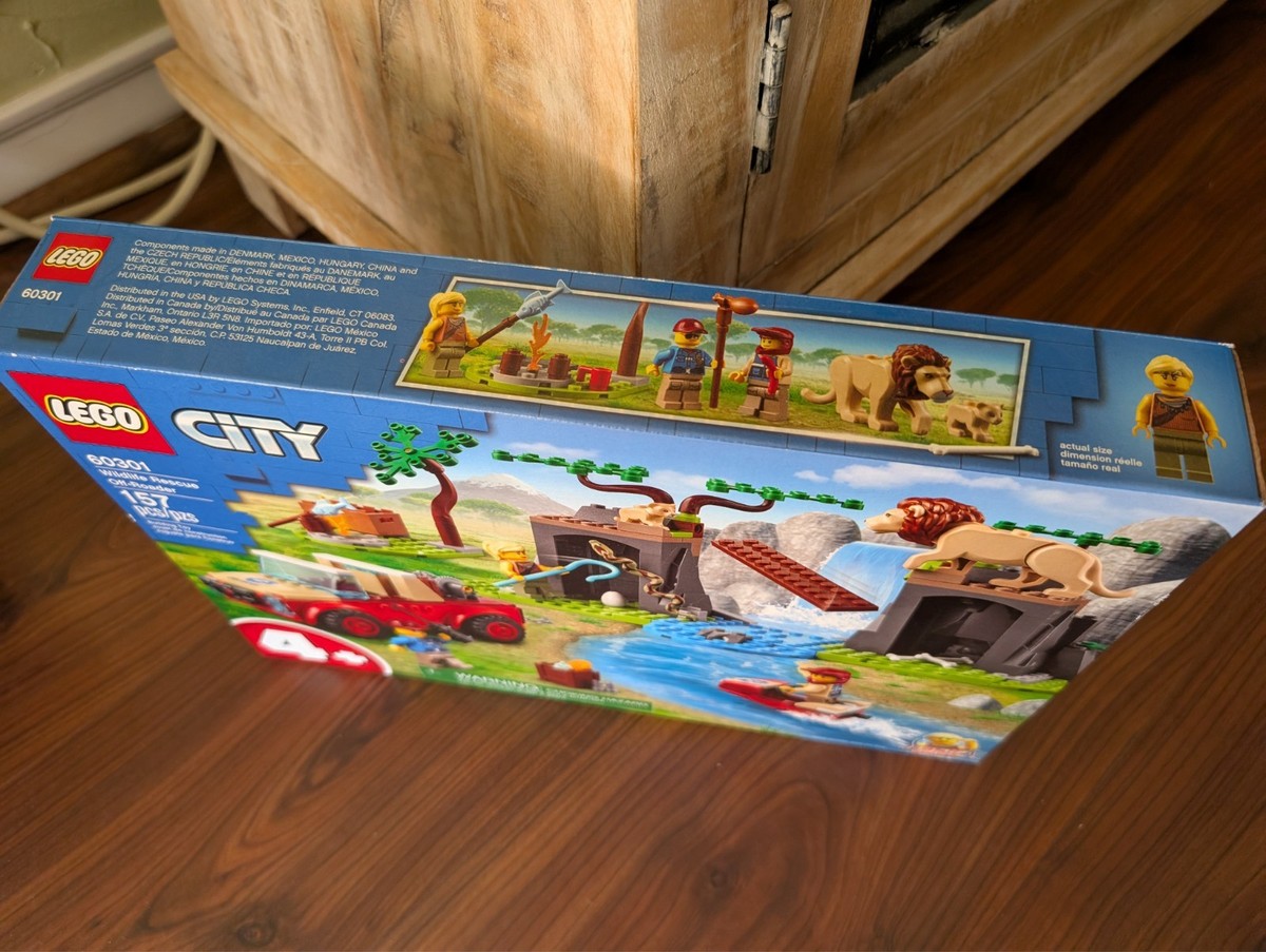 LEGO® City 60301 Wildlife Rescue Off-Roader Brand New! Male Lion