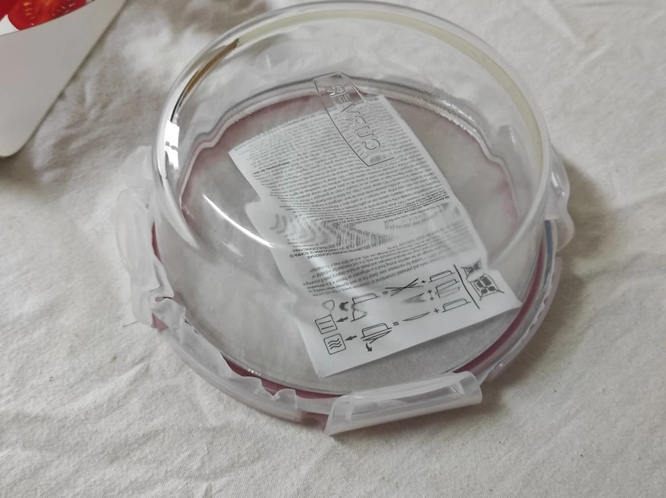 Plat, Boite de conservation hermétique Cuver ronde en verre 600ml - Photo 4/4
