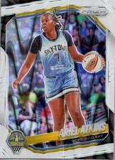 2025 Panini Prizm WNBA #13 Ariel Atkins White Seismic Prizms