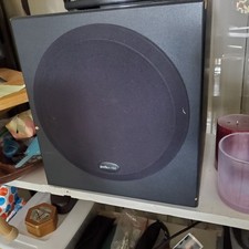 Polk Audio PSW-250 Subwoofer Powered Sub Home Theater Bass Black 8"