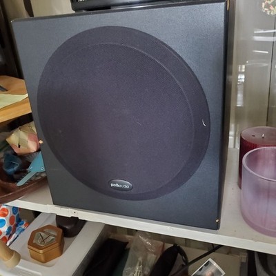 Polk Audio PSW-250 Subwoofer Powered Sub Home Theater Bass Black 8''