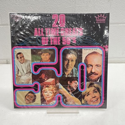 RETRO LP MUSIC VINYL RECORD DJ Album Cafe 60s 70s 20 All Time Great Hits 50s