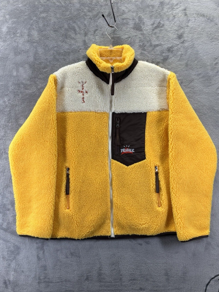 Cactus Jack Trails Travis Scott Sherpa Full Zip Tri Color Adult Large | eBay