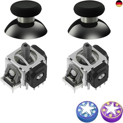 GuliKit TMR Elektromagnetische Joysticks für Switch Pro Controller, Stick Ersatz