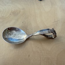 Georg Jensen Denmark Acorn Curved Handle Baby...