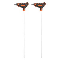2 Stk T-Griff InnensechskantschlüSsel 4Mm Extra Lang FüR Bmw, Silber