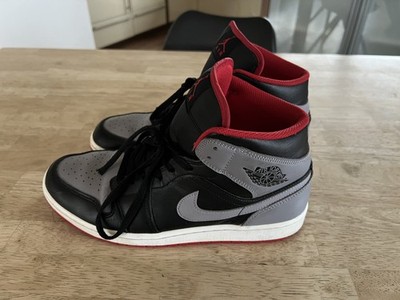 Nike Air Jordan, Sneaker, Größe: 44, 1 Mid Bred Shadow, guter Zustand