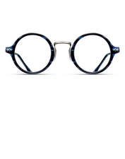 Matsuda M3127 antique silver blue eyeglasses frames 43-25-145 New $675 in box