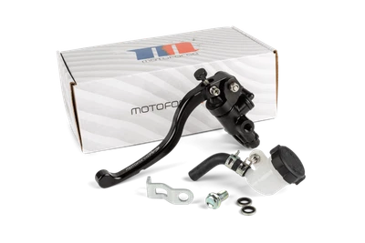 Pompa freno + leva anteriore radiale Motoforce Racing nera