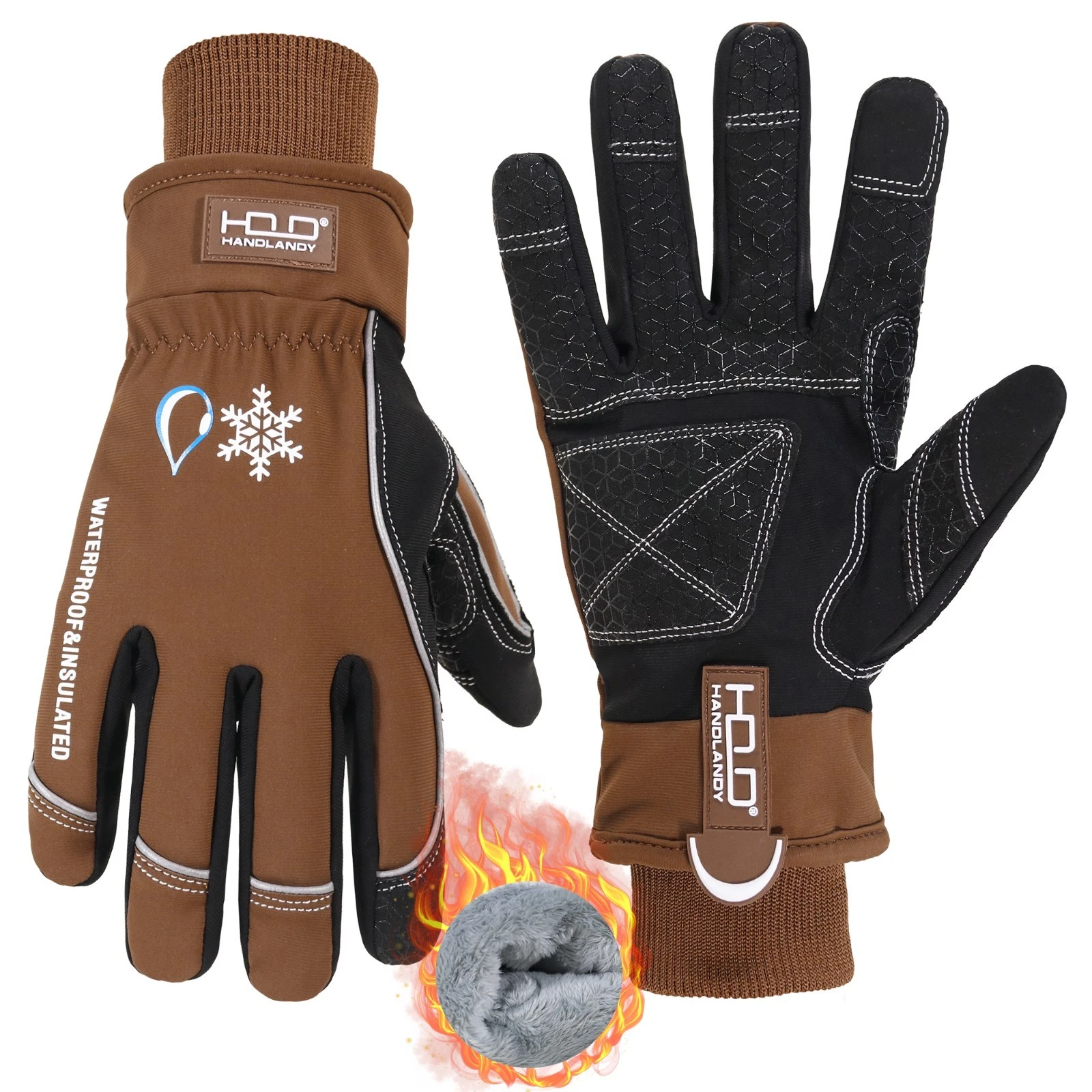 HANDLANDY Winter Insulated Work Gloves, 3M Thinsulate Thermal Water-Resistant
Opens in a new window