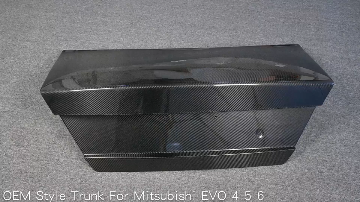 Carbon Boot Lid For 96-00 Mitsubishi Evolution 4 5 6 IV V VI EVO6