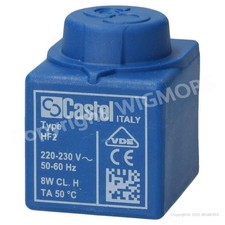 Solenoid coil Castel HF2  220-230V 50Hz/60Hz  8W