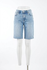 Risen Jenny High Rise Bermuda Shorts Light Blue