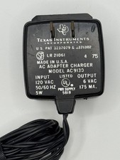 Texas Instruments Power Plug Adapter AC Model LR21061 5w 50/60 Hz -Model AC9130