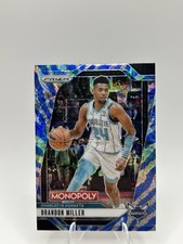Brandon Miller Blue Tiger Stripe Prizm Monopoly