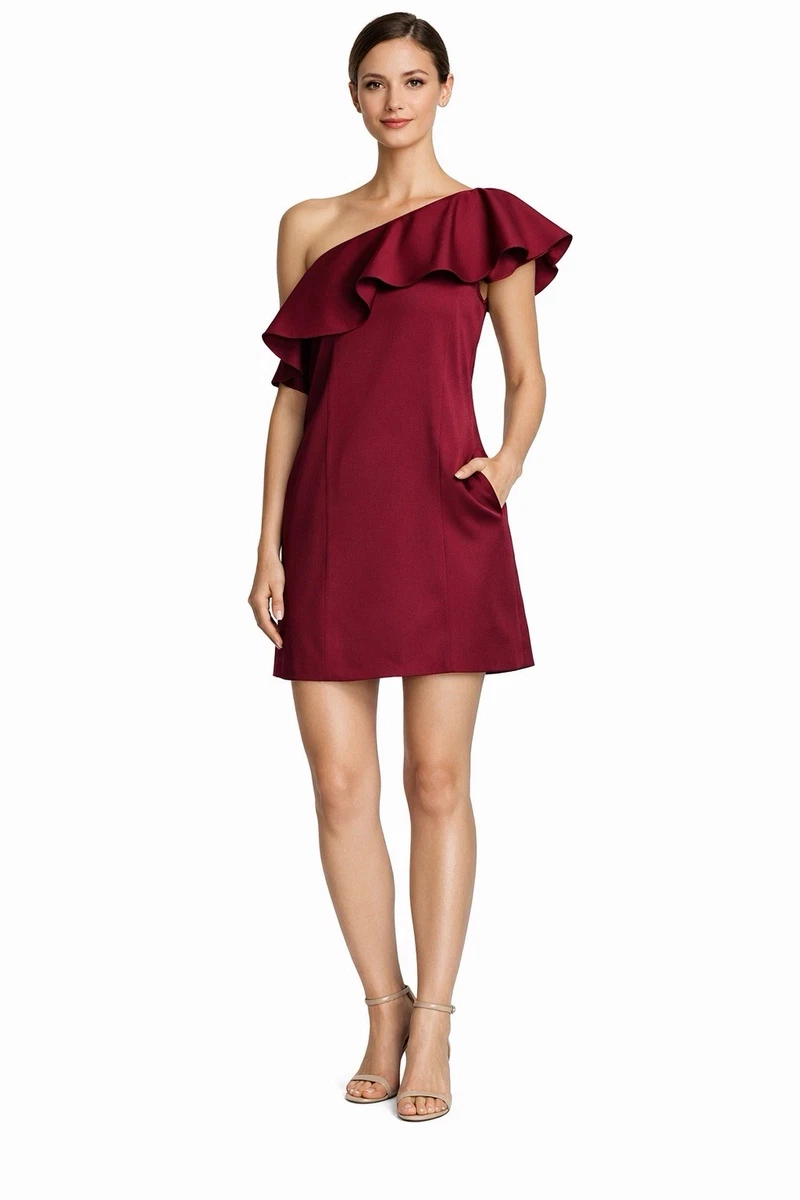 cocktail black dress Midi-Length Black Designer Cocktail Dress by La Femme Black / 6