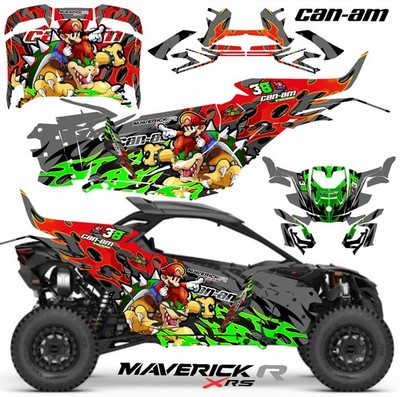 UTV Graphics Decals Stickers for Can-Am Maverick R 2DR 2024-25