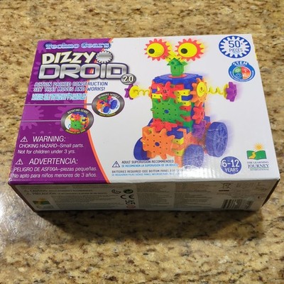 Dizzy Droid 2.0 Techno Gears STEM Toy 50+ pieces 6-12 years
