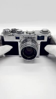 Excellent+] Nikon S2 Early Model Silver Rangefinder + NIKKOR-HC