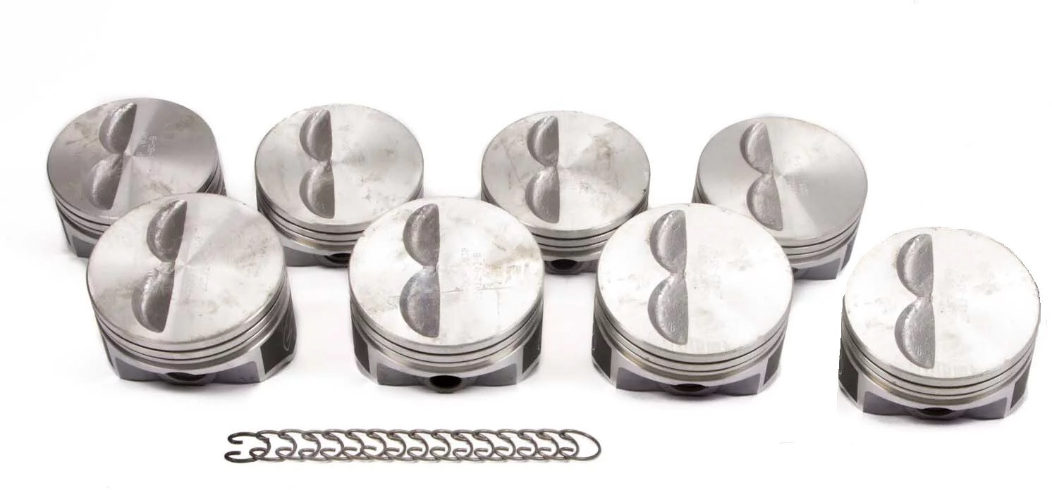 Pistons Flat Top Hypereutectic Chevy 383 Small Block 350 w/400 Crank 4.