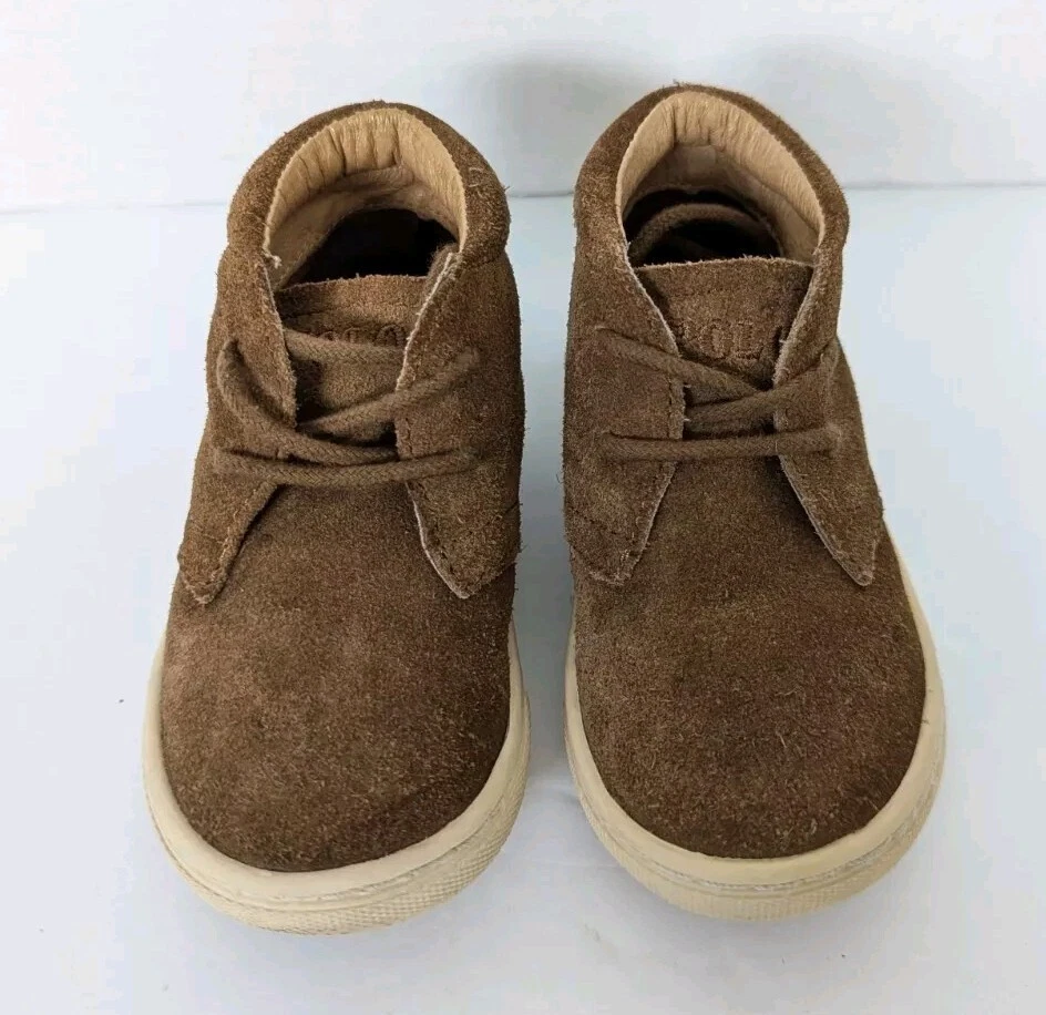 Niño pequeño Talla: 6 Polo Ralph Lauren Derek Marrón Gamuza Chukka Botas Foto 2 de 4