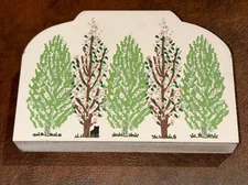 The Cats Meow Village 1995 Beach & Cherry Tree Row Shelf Sitter - Faline