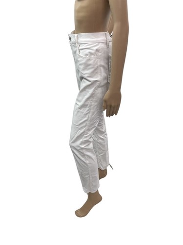 Ann Taylor LOFT Women’s Size 8 Solid White Modern Skinny Cordruy Pants - Picture 2 of 7