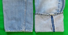 1970's Levi's 501 Redlines Selvage Vintage Denim Pants Levi Strauss Faded Indigo