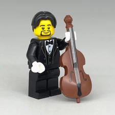 LEGO Cello / Bass Player Musician Minifigure BAM Q3 2024 Store Exclusive - NEW