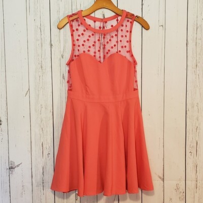 UO Urban Outfitters Coincidence & Chance Coral Fit and Flare Dress Medium | eBay UO Urban Outfitters Coincidence & Chance Coral Fit and Flare Dress Medium | eBay
