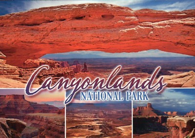 Canyonlands National Park Utah near Moab UT Canyons Arch Buttes etc. -- Postcard
