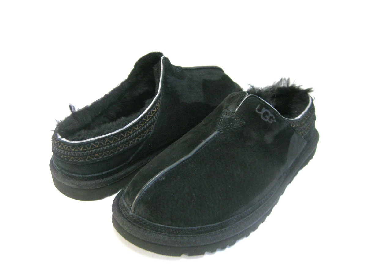 UGG NEUMAN MEN SLIPPER SUEDE BLACK US 8 /UK 7 /EU 40.5 /JP UGG NEUMAN MEN SLIPPER SUEDE BLACK US 8 /UK 7 /EU 40.5 /JP