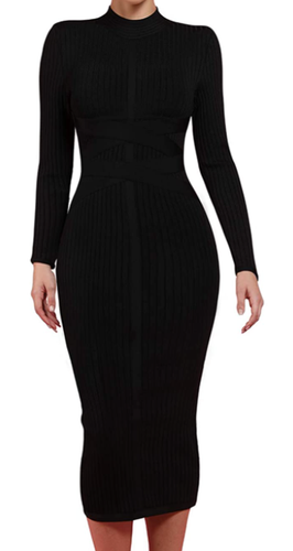 Herve Leger Bodycon Ribbed Bandage 