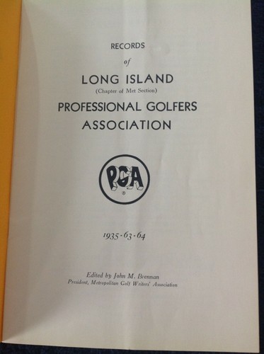 1957/63 Long Island NY Pro Golfers Assoc Record Books - Picture 6 of 7