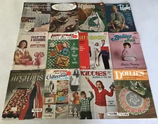 Lot of 12 VTG American Thread Co. Star Books #164, 179, 181, 183, 184, 187, 209