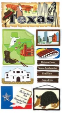Jolee's Boutique Texas, Armadillo, Cowboys, Houston, Austin, Dallas, Stickers
