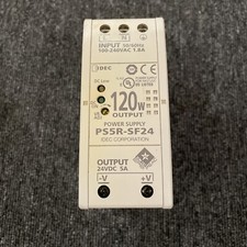 ONE (1) IDEC 120W Industrial Power Supply PS5R-SF24 85-264VAC 5A 24V