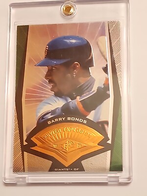   1998 SPx Finite Bronze #0119/4000 BARRY BONDS POWER EXPLOSION #49 HOF   