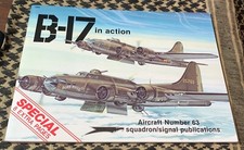B-17 Flying Fortress IN ACTION SQUADRON/SIGNAL #63 RARE OOP
