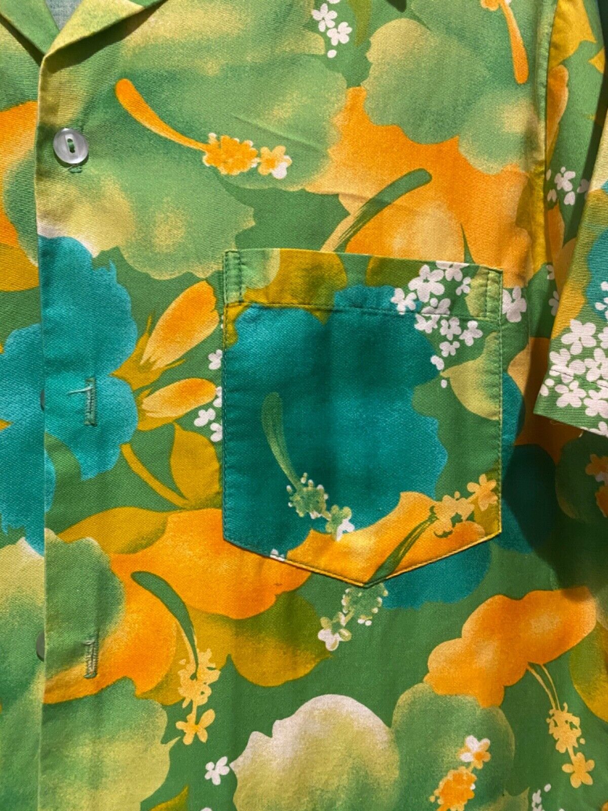 Vintage Hukilau Fashions Hawaiian Shirt 60s 70s M… - image 4