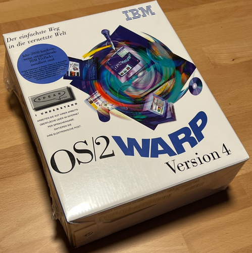 IBM OS/2 Warp ++ Version 4 ++ Deutsch ++ incl. Bonus Pak ++ CD-Rom ...