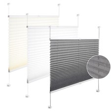 Plissee Klemmfix ohne Bohren Faltrollo Fenster Verspannt Plisseerollo Blickdicht