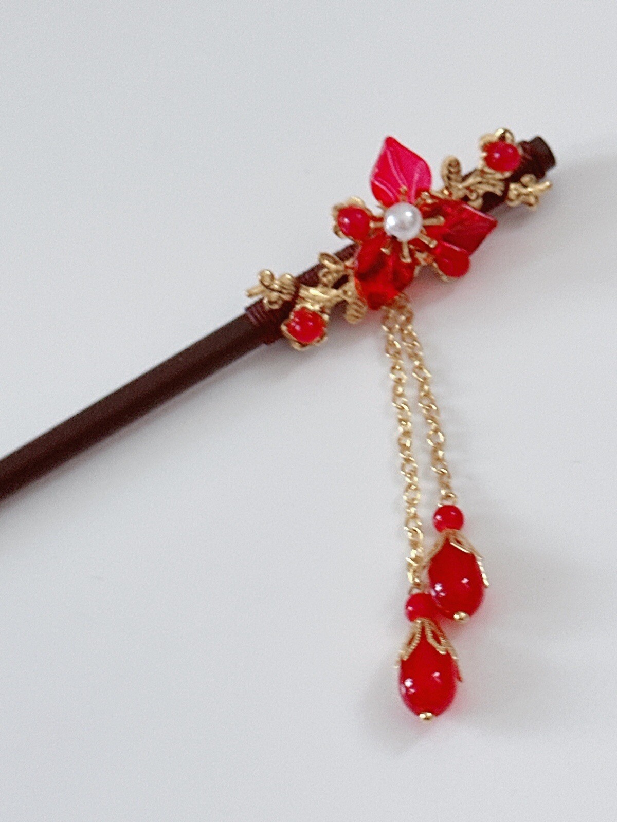 Women Oriental Bun Asian Chinese Costume Qipao Match Updo Hair U Pin Chop Stick