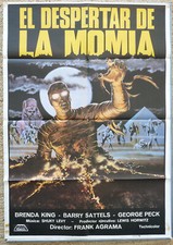 DAWN OF THE MUMMY FRANK AGRAMA 1983 movie poster Spain SchleFaZ ORIGINAL!