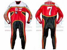 Barry Sheene 7 Motocycle Leather Riding Suits Motorbike Racing Sports Armor Suit