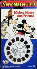 Mickey Mouse and Friends 3d View-Master 3 Reel Packet SEALED